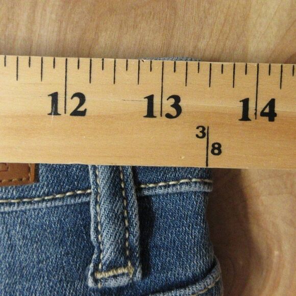 JUDY BLUE Peek A Camo Patch Distressed Denim Jeans Size 3/26 Janette JB82109MD - Picture 12 of 14